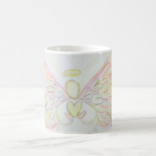 Guardian Angel of Hearts Art Anpassningsbar Coffee Kaffemugg