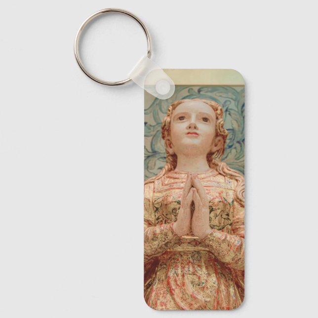 Guardian Angel picture key chain Nyckelring (Framsida)