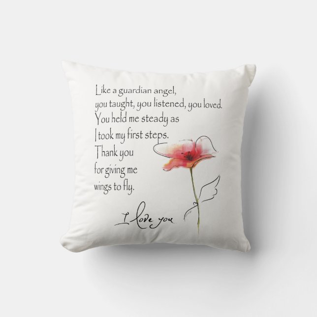 GUARDIAN ANGEL PILLOW FOR MOR ETC. KUDDE (Framsida)