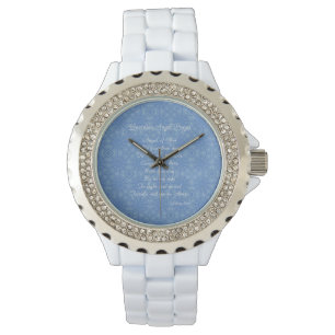 Guardian Angel Prayer Blue Armbandsur