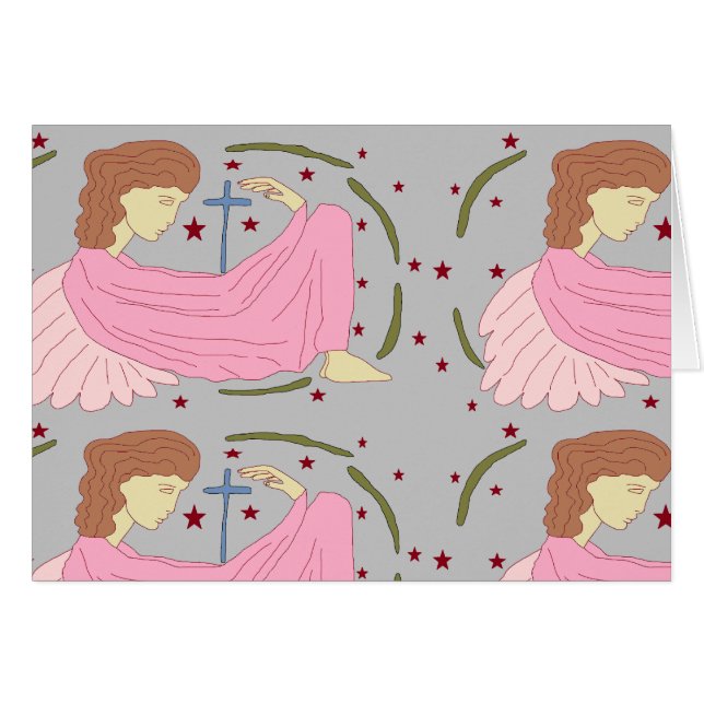 Guardian Angel Prayer Hälsningskort (Framsidan Horizontal)