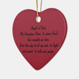 GUARDIAN ANGEL PRAYER ORNAMENT