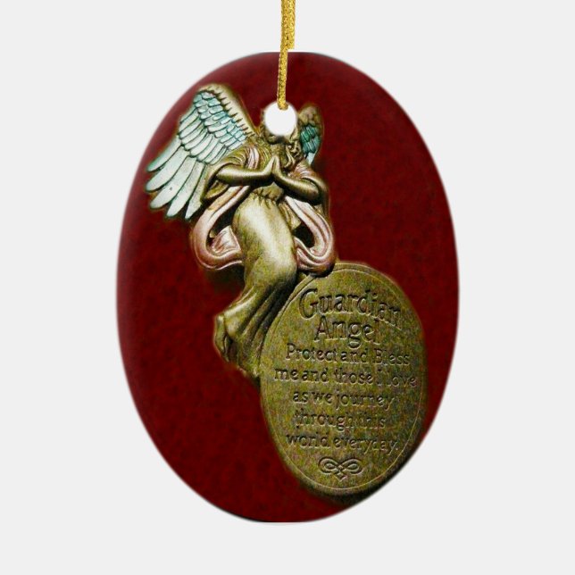 Guardian Angel prayer Ornament (Framsidan)