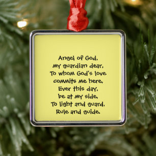 Guardian Angel Prayer Ornament