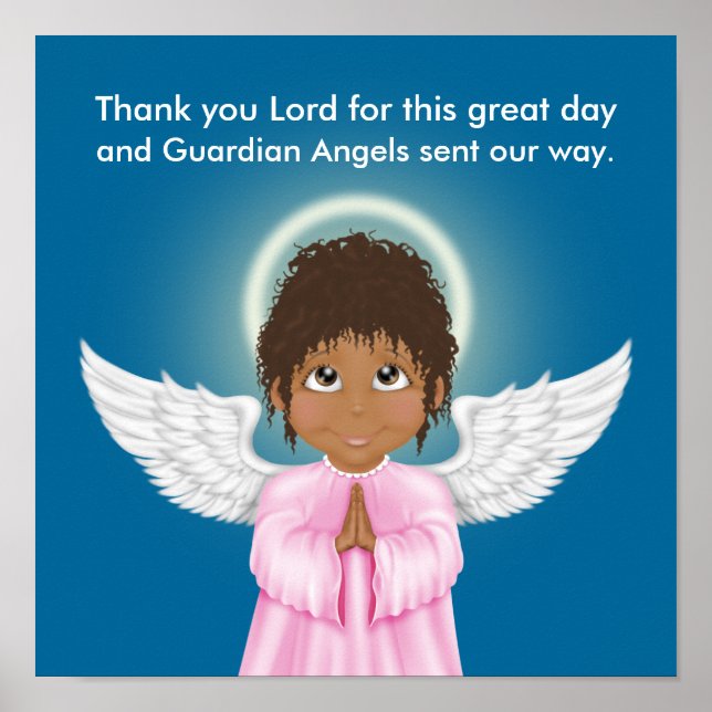 Guardian Angel Prayer Poster - SRF (Framsidan)