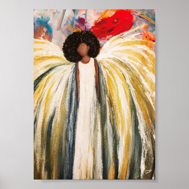 Guardian Angel Premium Canvas Poster (5x7) (Framsidan)