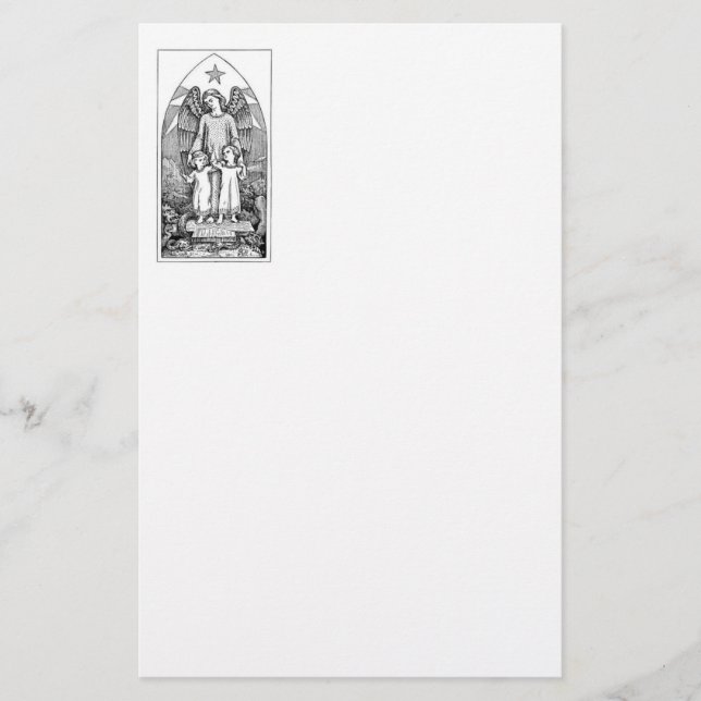 Guardian Angel Protection Children Brevpapper (Framsida)
