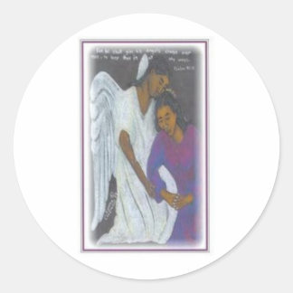 Guardian Angel Runt Klistermärke