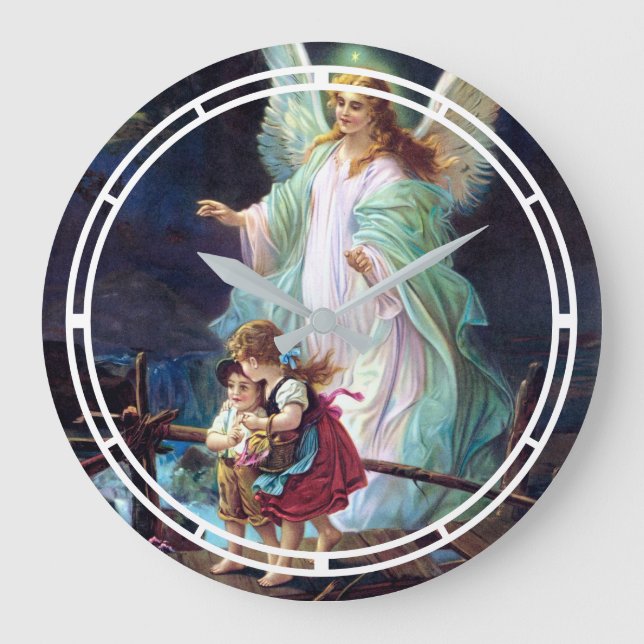 Guardian Angel Stor Klocka (Framsida)