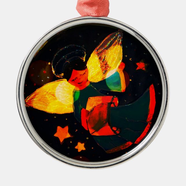 Guardian Angel Träd Ornament (Framsidan)