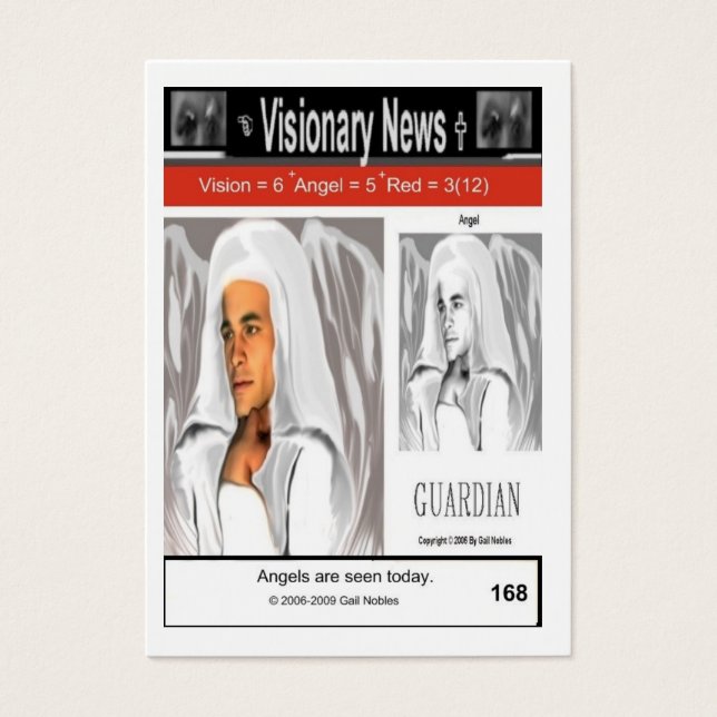 Guardian Angel Visitkort (Framsidan)