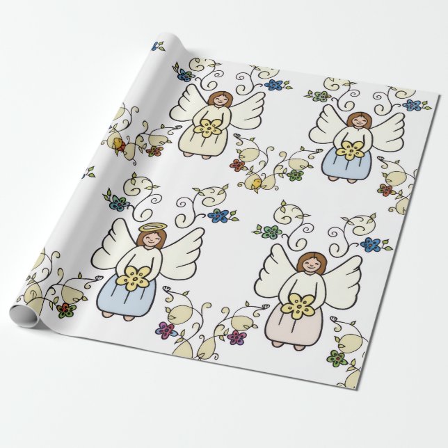 Guardian Angel Wrapping Paper  Presentpapper (Utrullad)