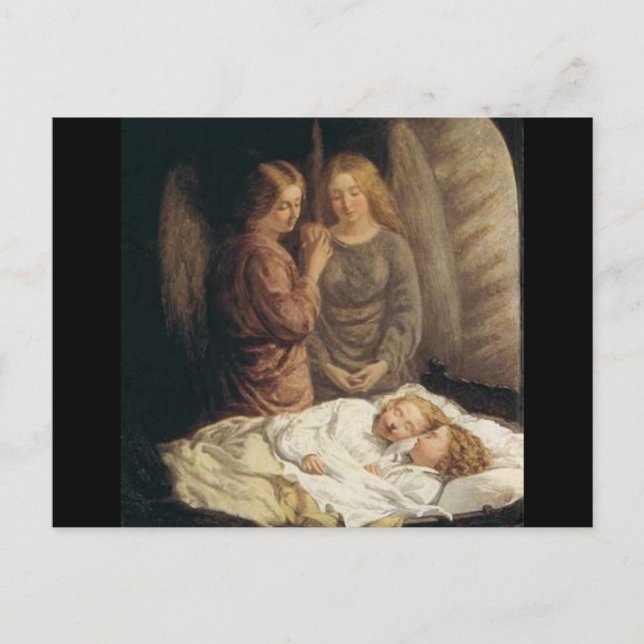 Guardian Änglar julkort Helg Vykort (Framsida)