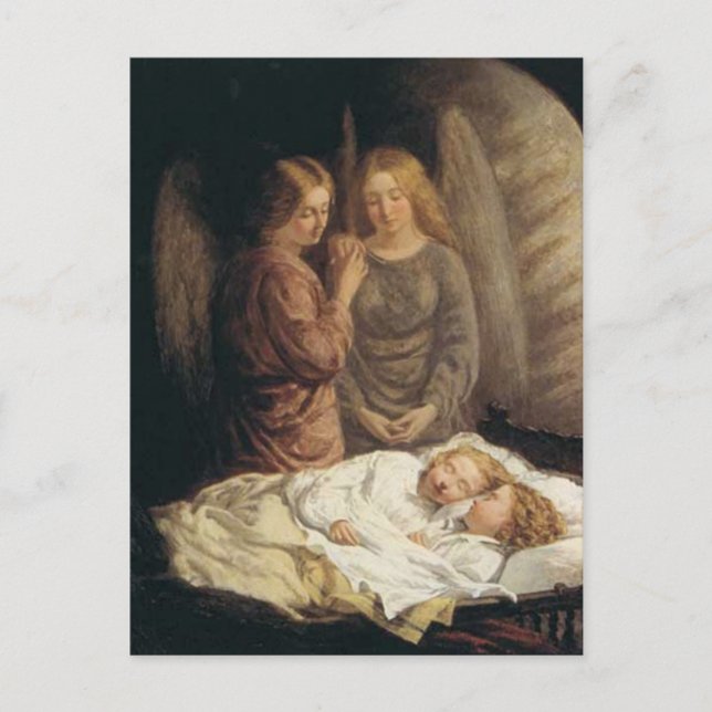 Guardian Änglar julkort Helg Vykort (Framsida)