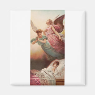 Guardian änglar med barn magnet