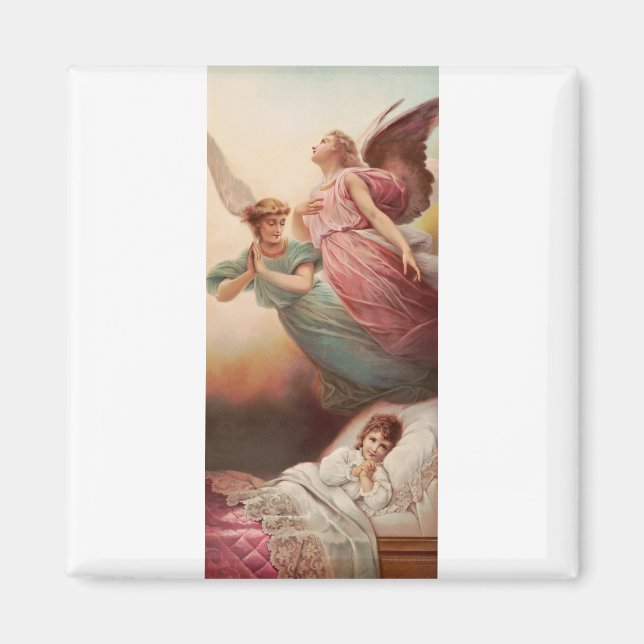 Guardian änglar med barn magnet (Framsidan)