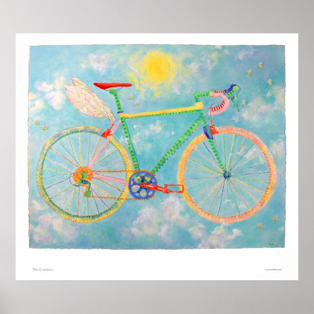 Guardian Bike Print Poster (Framsidan)