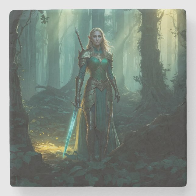 Guardian Elf of the Enchanted Realm Stenunderlägg (Framsidan)