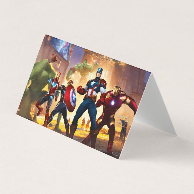 "Guardian of Galaxies: Starfire Sentinel" Visitkort (Framsida)