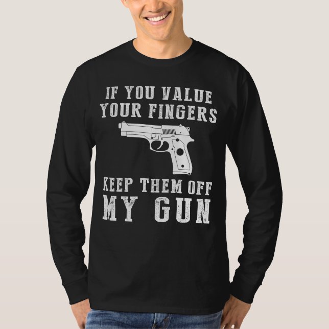 Guardian of Giggles - Behålla av min Gun Funny Tee (Framsida)