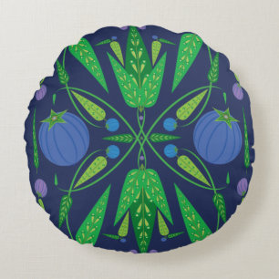 Guardian of the Bluewear Pillow Rund Kudde