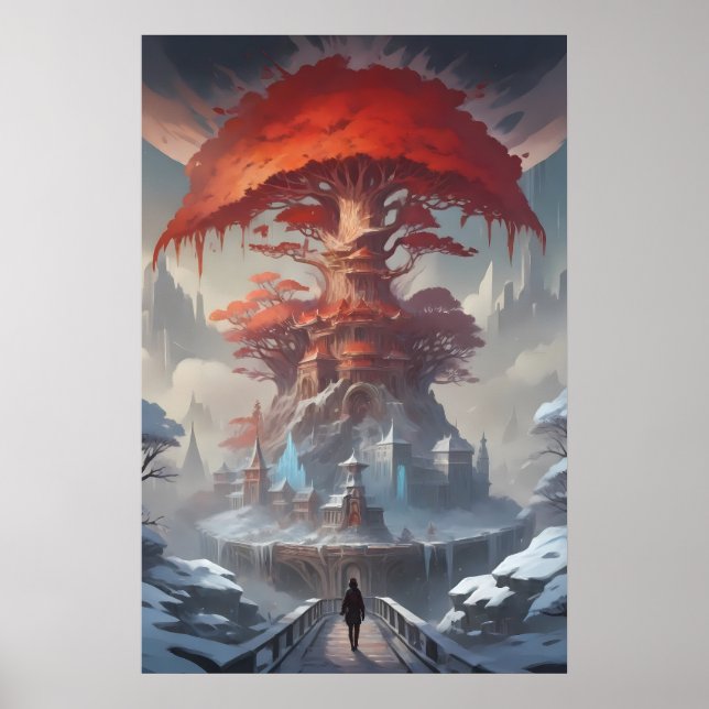 Guardian of the Castle Träd Poster (Framsidan)