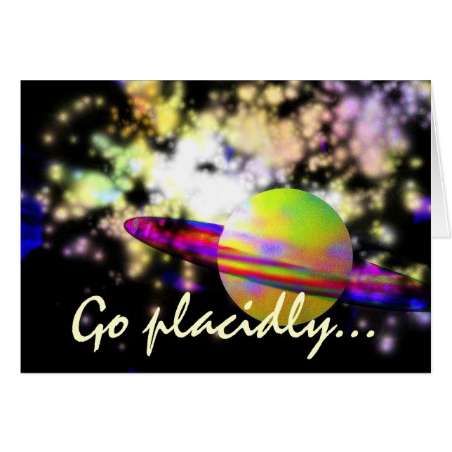 Guardian of the Galaxy DESIDERATA Hälsningskort (Framsidan Horizontal)