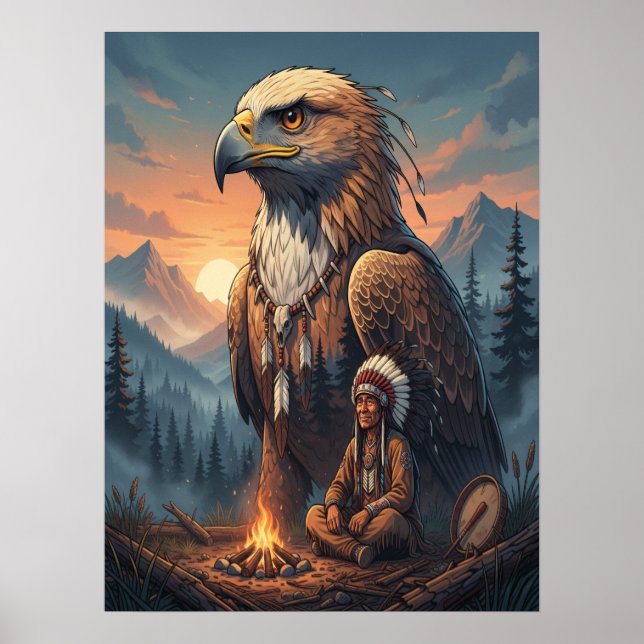 Guardian of the Sacred Fire Poster (Framsidan)