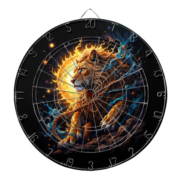 Guardian of the Solar Threshold – Lion of Balance  Darttavla (Framsidan)