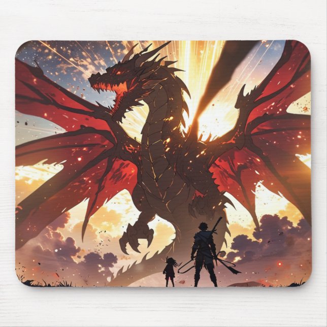 Guardian of the Whispering Himmel Mousepad Musmatta (Framsidan)