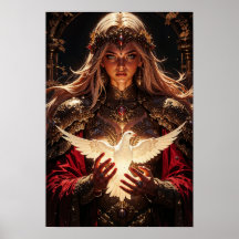 Guardian Priestess Magical Wall Art