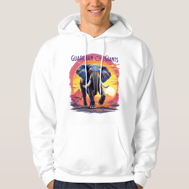 Guardian - Robotic Elephant Hoodie (Framsida)