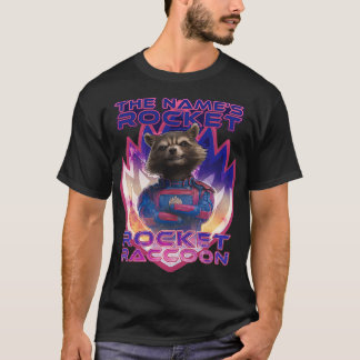 Guardianer från Galaxy 3 Namn Rocket Raccoon T Shirt