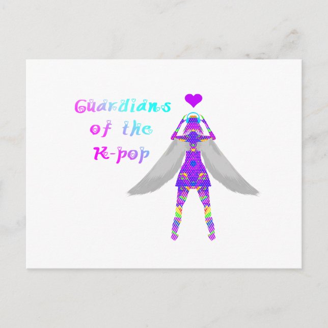 Guardianer från K-pop Vykort (Framsida)
