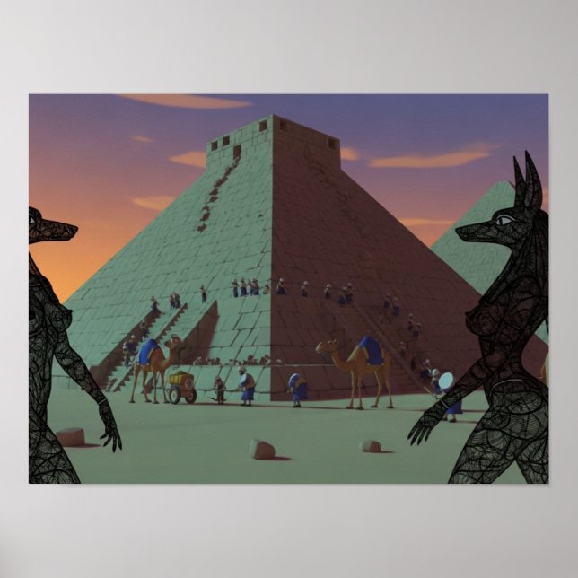 Guardianer från Pyramids Poster (Framsidan)