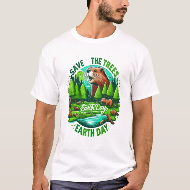 Guardianer från skogen: Earth Day Initiative T Shirt (Framsida)