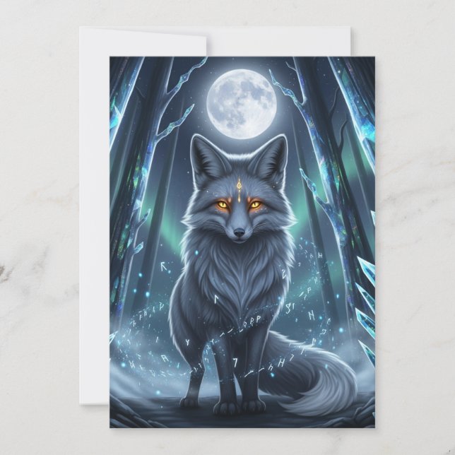 Guardian's jul Wish | Fox-Helgdag Julkort (Framsida)