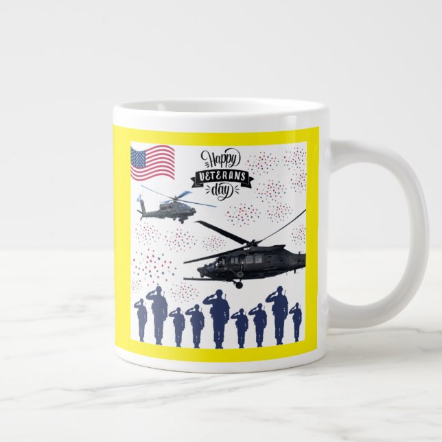 Guardians of Freedom gul Jumbo Mugg (Höger)