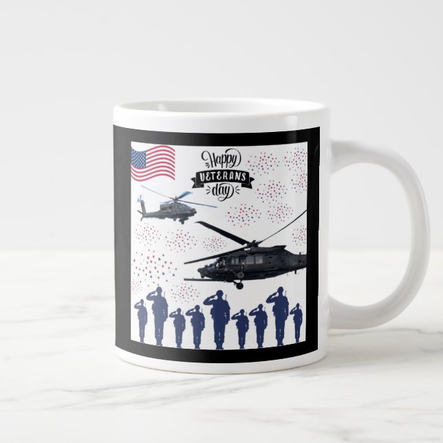 Guardians of Freedom svart Jumbo Mugg (Höger)