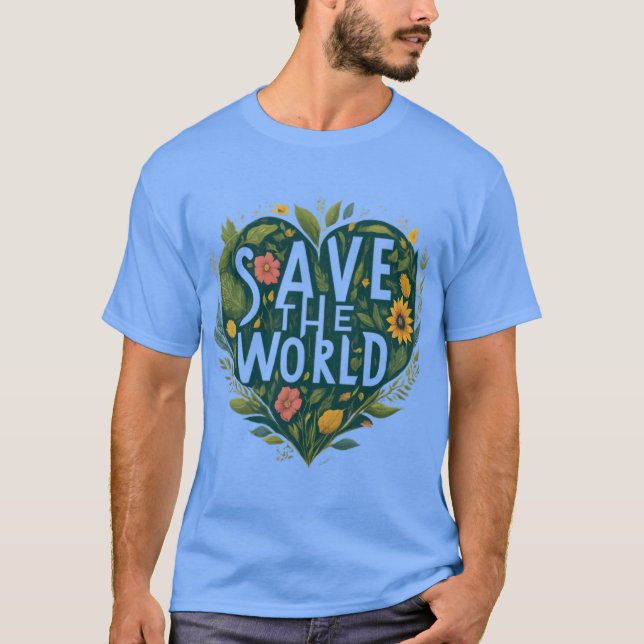 Guardians of Gaia - Spara World Earth T-Shirt (Framsida)