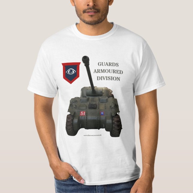 Guards Armored Division T Shirt (Framsida)