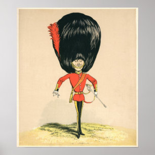 Guardsman från den brittiska armén poster