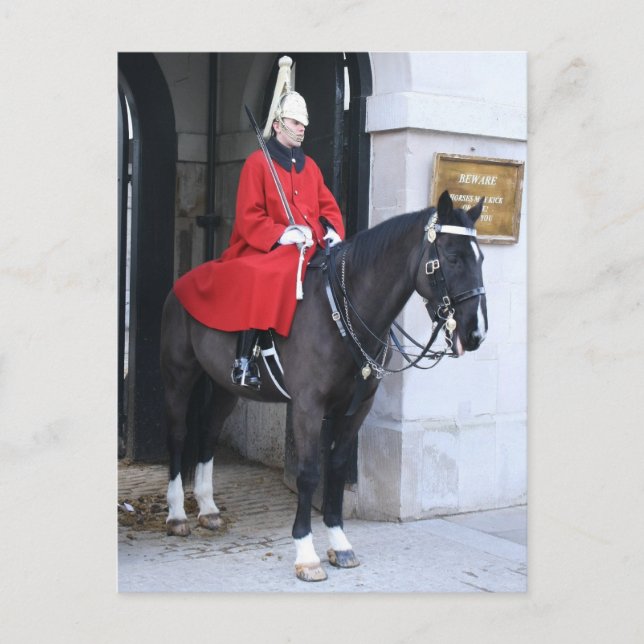 Guardsman, Household Cavalry Vykort (Framsida)