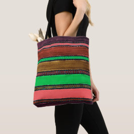 Guatamala Rainbow Tote Bag Tygkasse