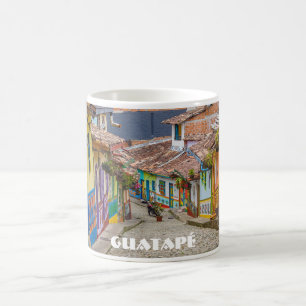 Guatapé, Colombia Colorful Street Kaffemugg