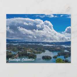 Guatapé, Colombia (högst upp på Piedra del Peñol) Vykort