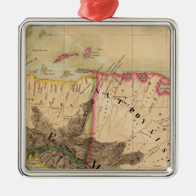 Guatemala 72 julgransprydnad metall (Framsidan)