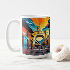 Guatemala | Anpassningsbar för återköp av Vintage Kaffemugg