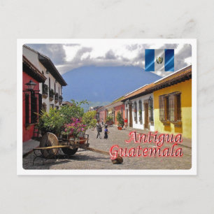 Guatemala - Antigua - Calle del Arco - Vykort