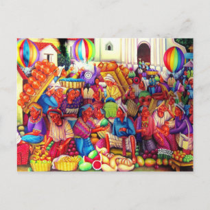 Guatemala Art Postcard Vykort